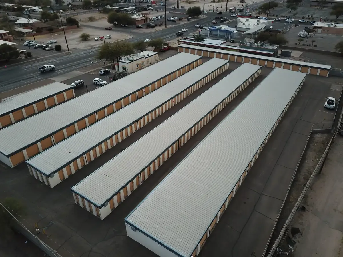 Full view of storage facility in Tucson AZ